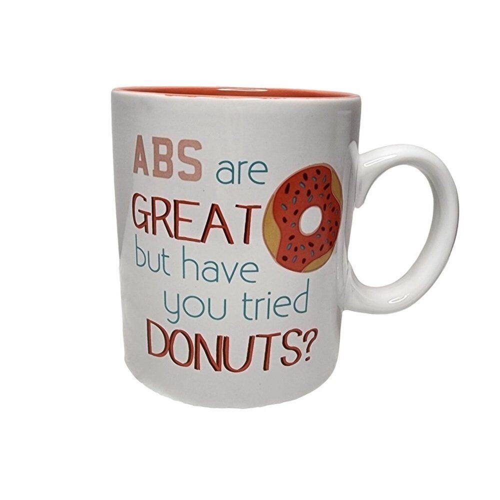 Love Your Mug Coffee Mugs, "ABS Are Great, Tried Donuts?" Ceramic Drinking Mug